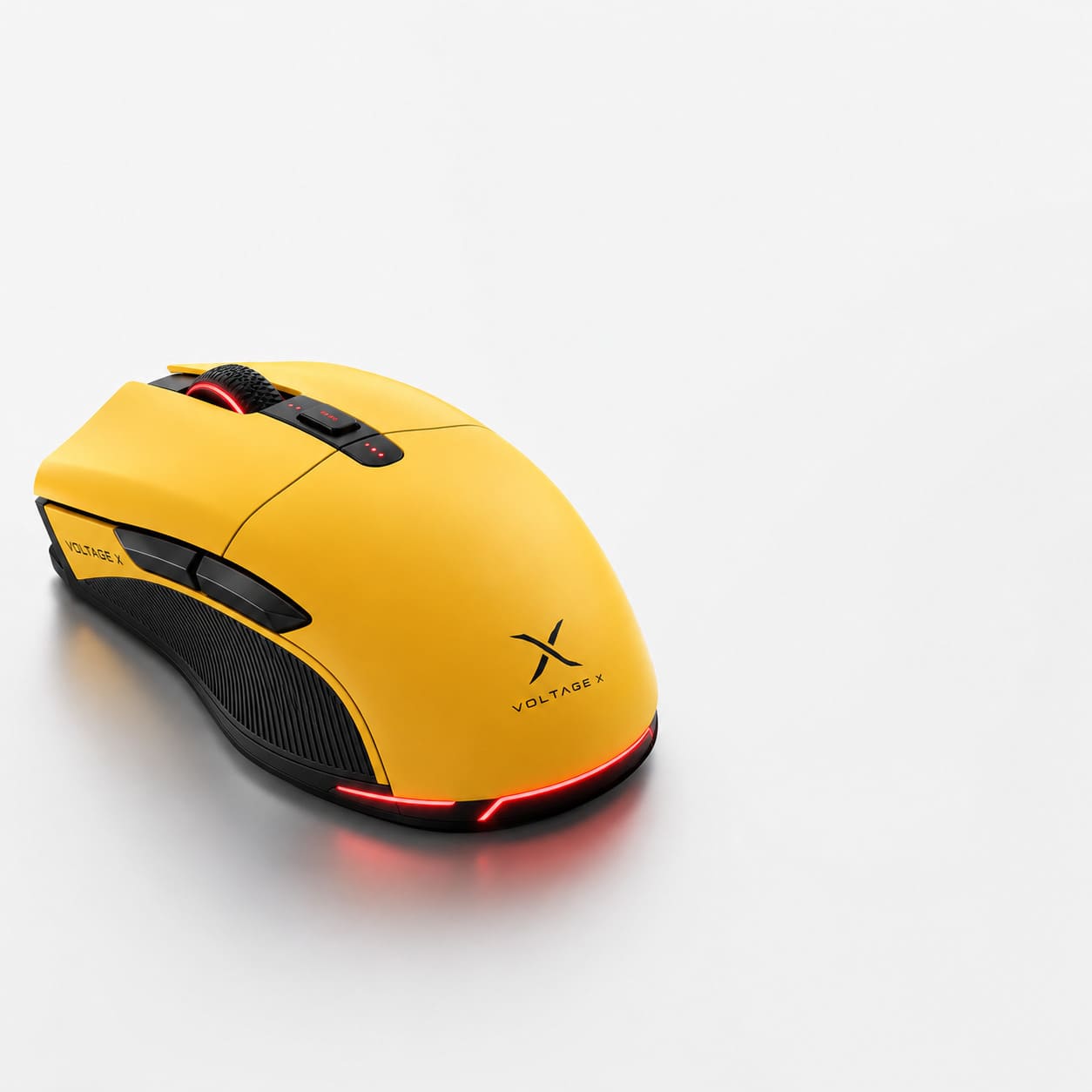 Mjaya VOLTAGE X, mouse gaming warna kuning